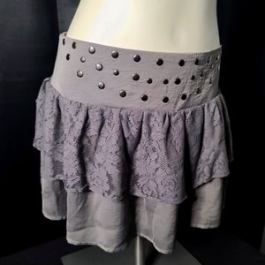 SHEIN Gray lace skirt